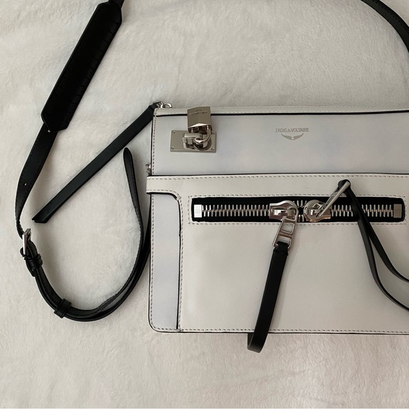 Zadig & Voltaire Zip Bag in White—NWT - Picture 13 of 16